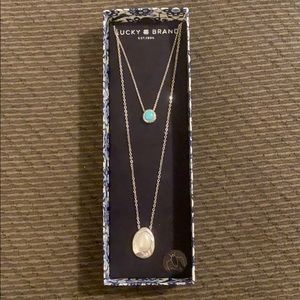 NWT Lucky Brand Double Necklace